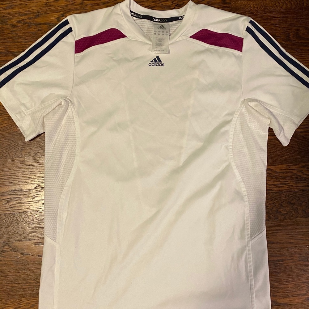Adidas Climacool Men’s Small White Tennis Shirt